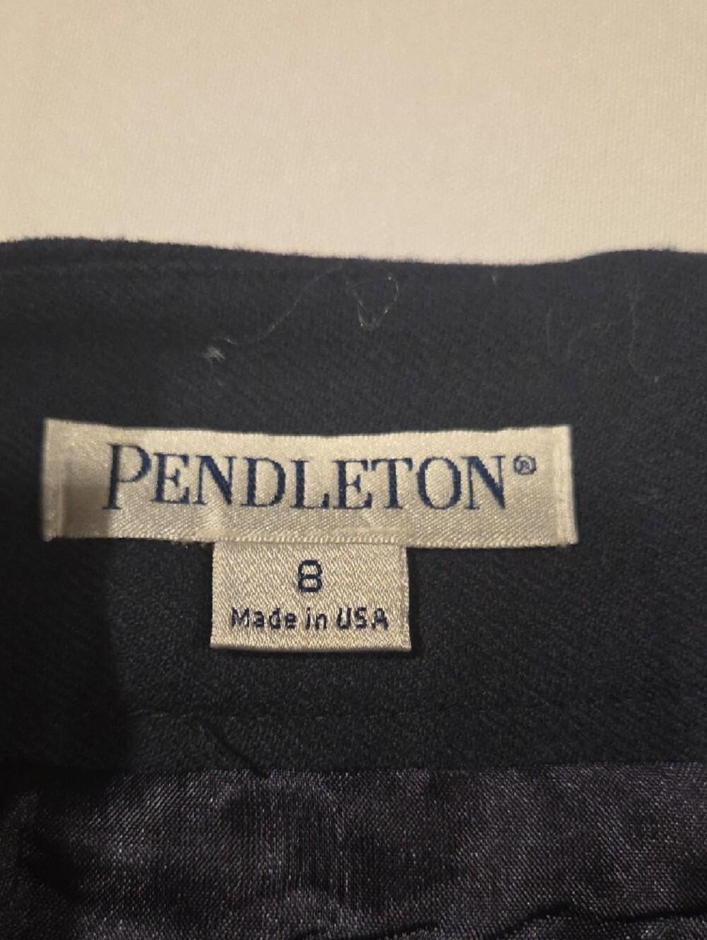 Pendleton Black Pencil Skirt - Women's Tailored Style - Picture 2 of 6